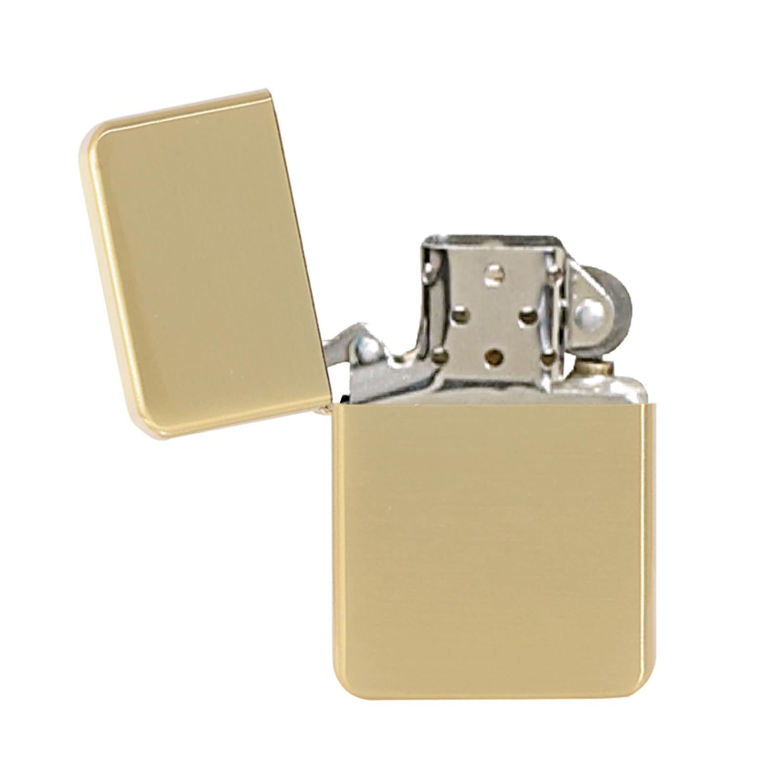 Thirsty Rhino Klik, Windproof Refillable Oil Wick Lighter with Vintage Flip Top and Aluminum Gift Case (Black)
