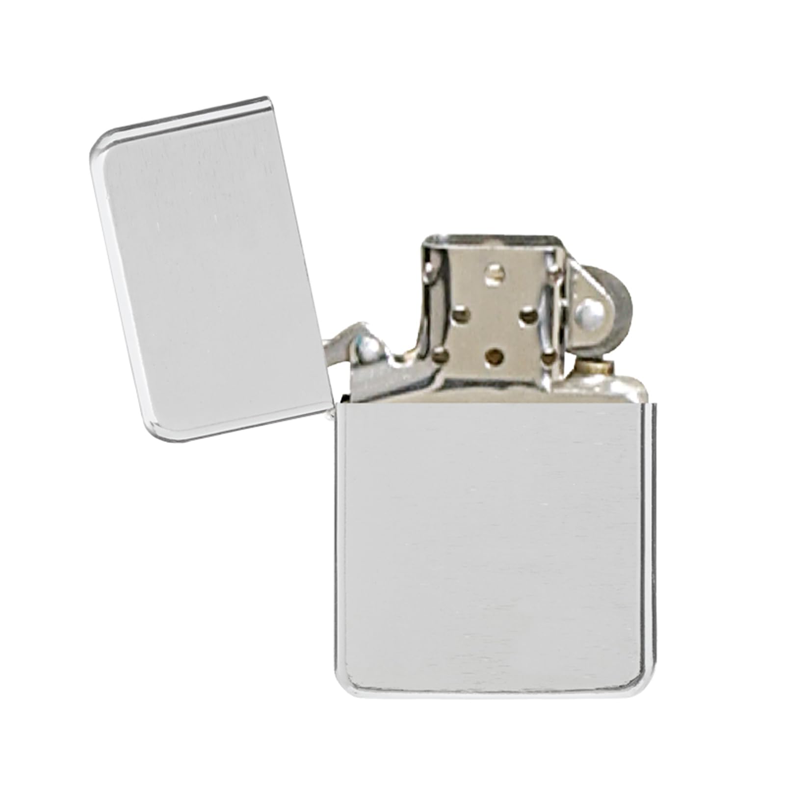 Thirsty Rhino Klik, Windproof Refillable Oil Wick Lighter with Vintage Flip Top and Aluminum Gift Case (Black)