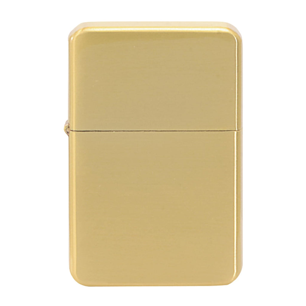 Thirsty Rhino Klik, Windproof Refillable Oil Wick Lighter with Vintage Flip Top and Aluminum Gift Case (Black)