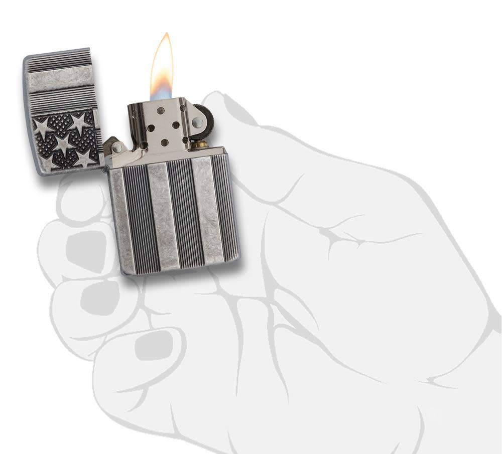 Zippo American Flag Lighters