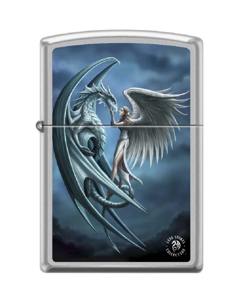 Zippo Lighter - Personalized Customize Message Engrave on Backside for Dragon Windproof Lighter Gold Plate Armor 29265