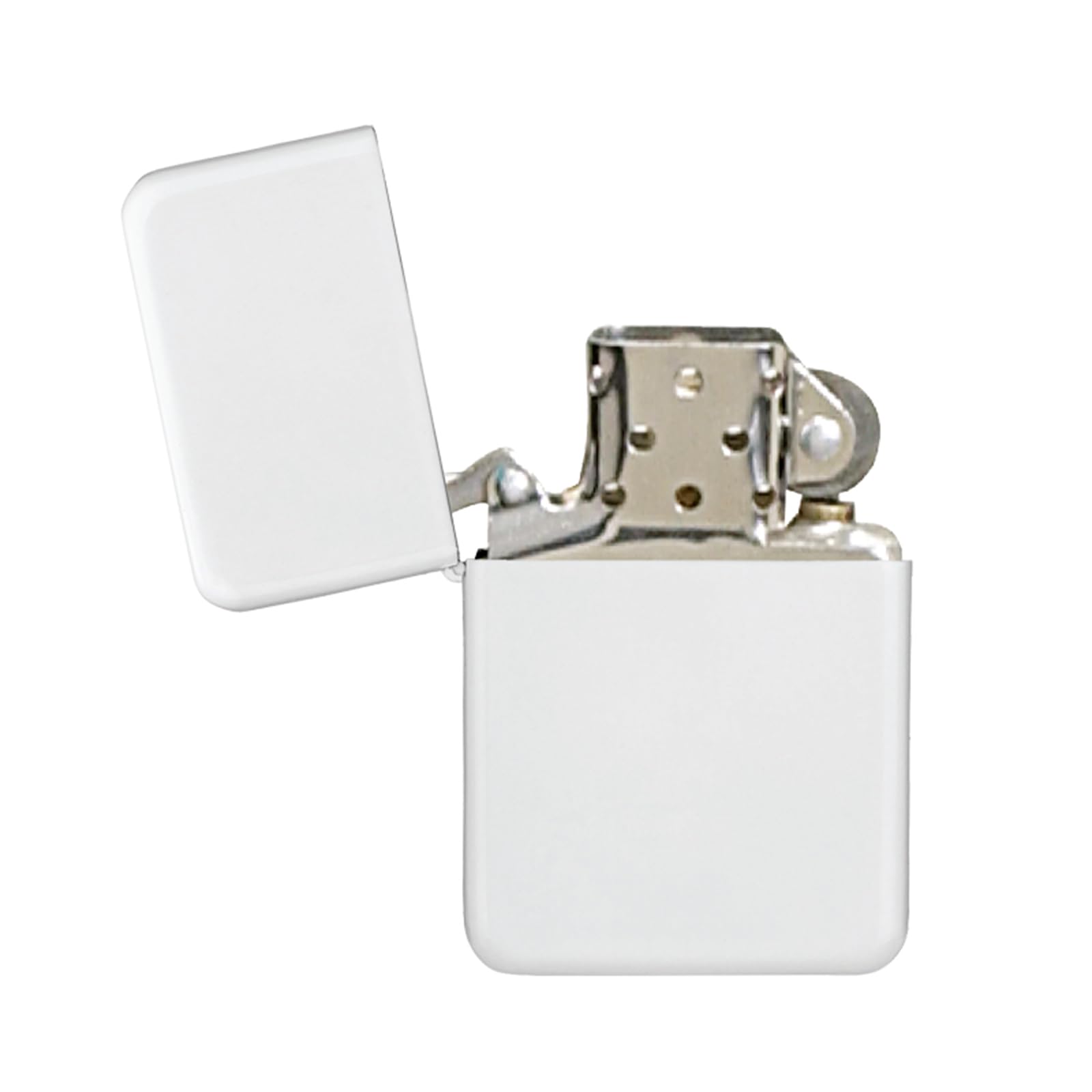 Thirsty Rhino Klik, Windproof Refillable Oil Wick Lighter with Vintage Flip Top and Aluminum Gift Case (Black)