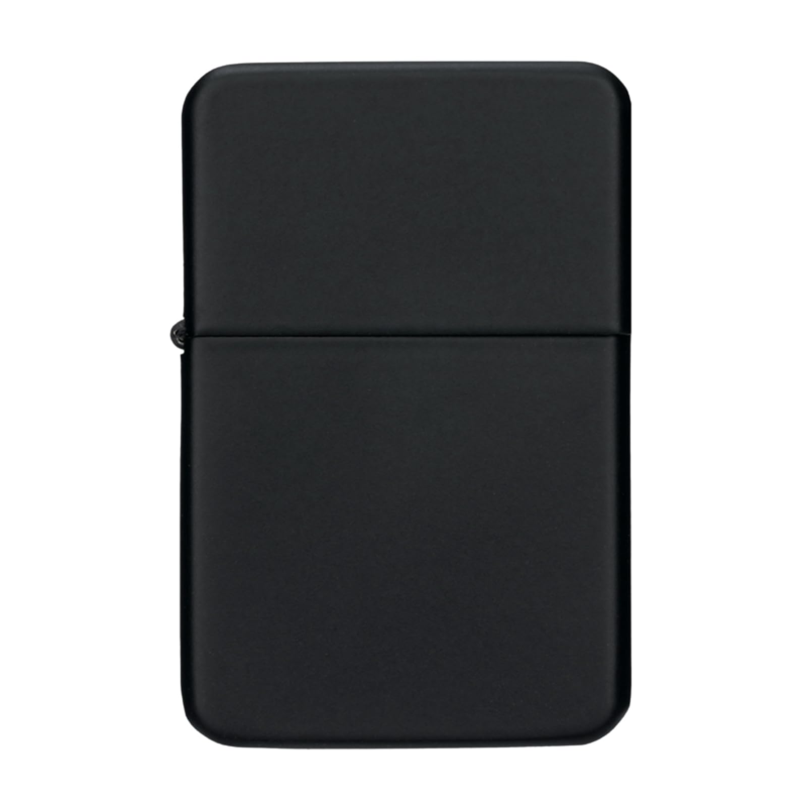Thirsty Rhino Klik, Windproof Refillable Oil Wick Lighter with Vintage Flip Top and Aluminum Gift Case (Black)