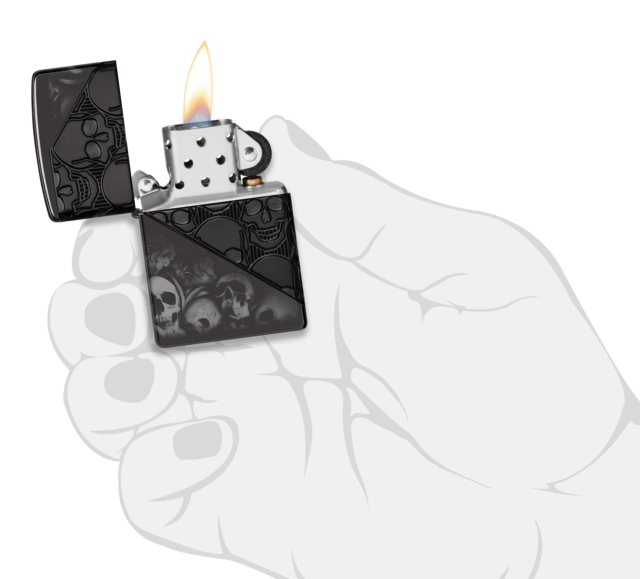 Zippo Skull Lighters