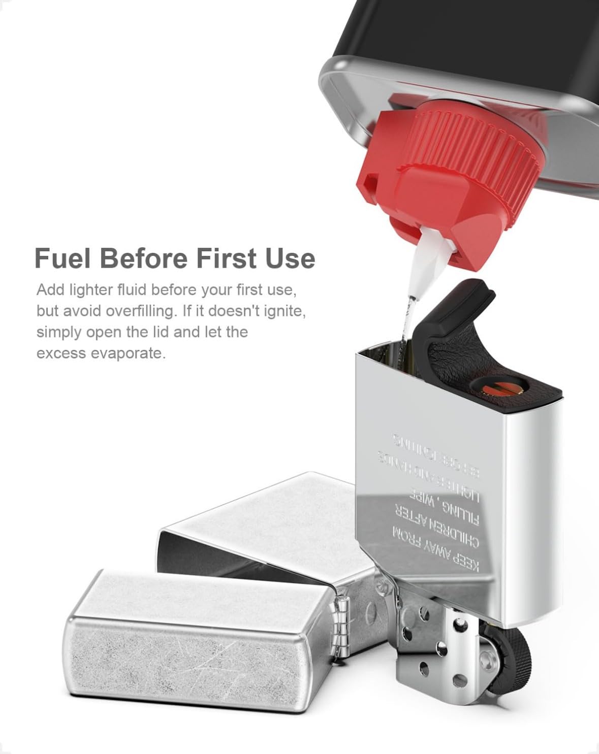 VVAY Windproof Petrol Lighter, Made by Brass, Sold Without Fluid
