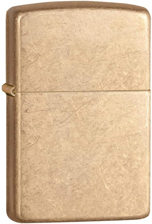 Zippo Armor Tumbled Brass Pocket Lighter