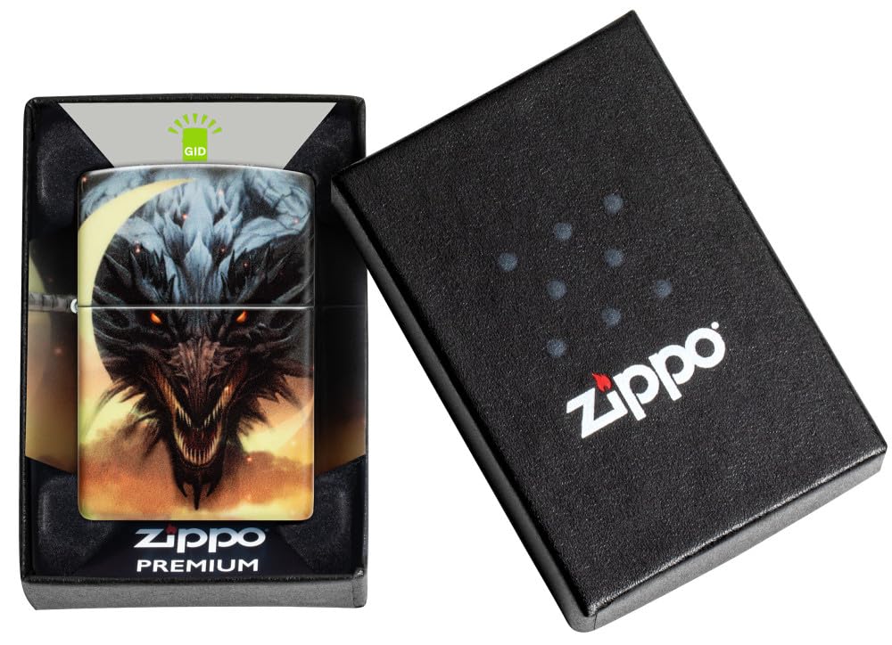 Zippo Dragon Fusion Design 540 Tumbled Brass Pocket Lighter