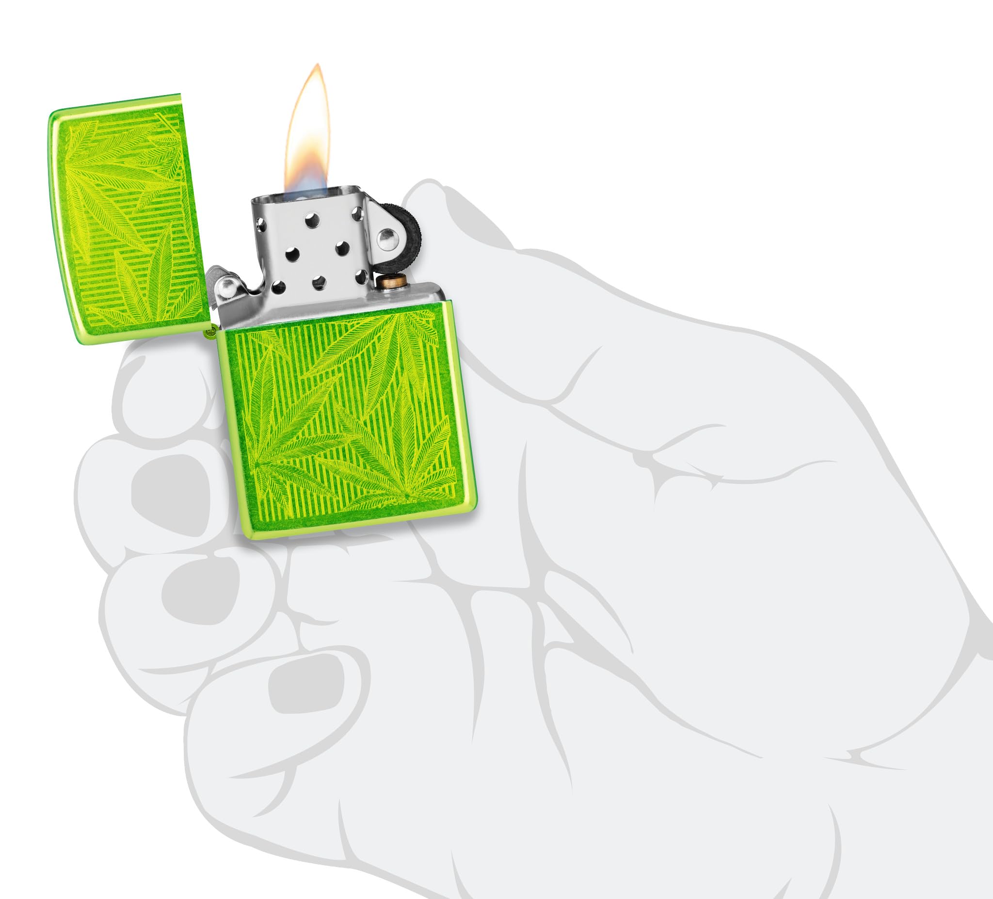 Zippo Leaf Lighters