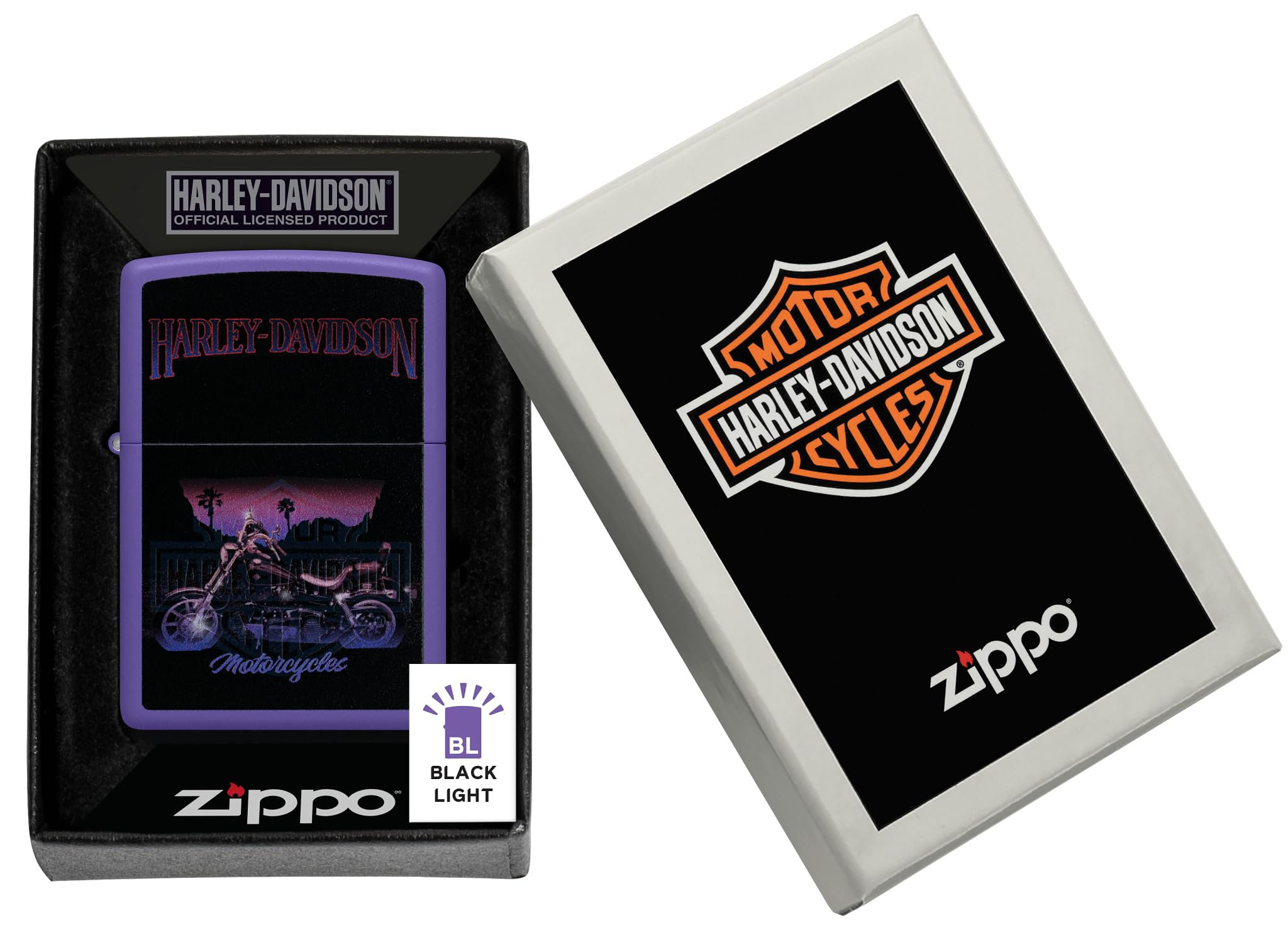 Zippo Lighter, Metal, Armor High Polish Chrome, Standard Size