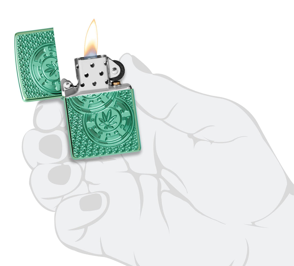 Zippo Leaf Lighters