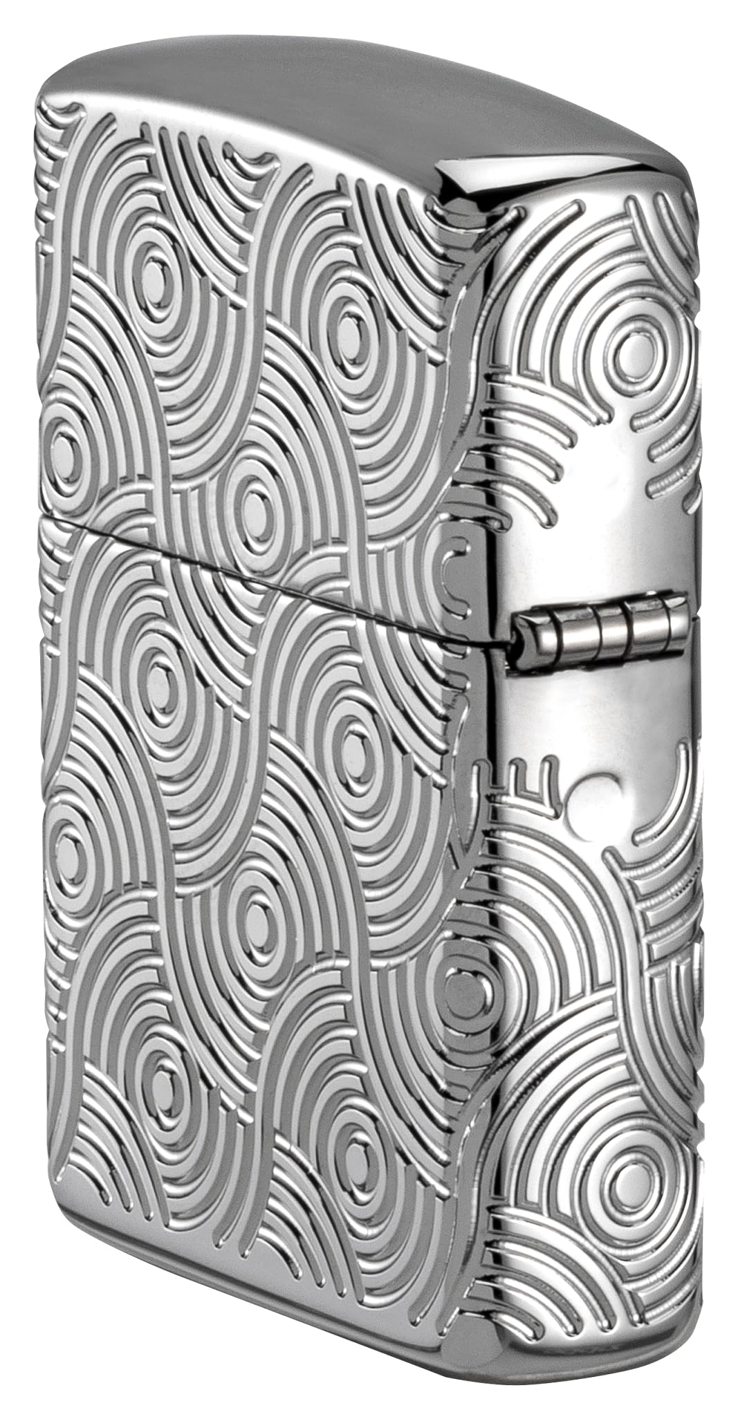 Zippo Lighter, Metal, Armor High Polish Chrome, Standard Size