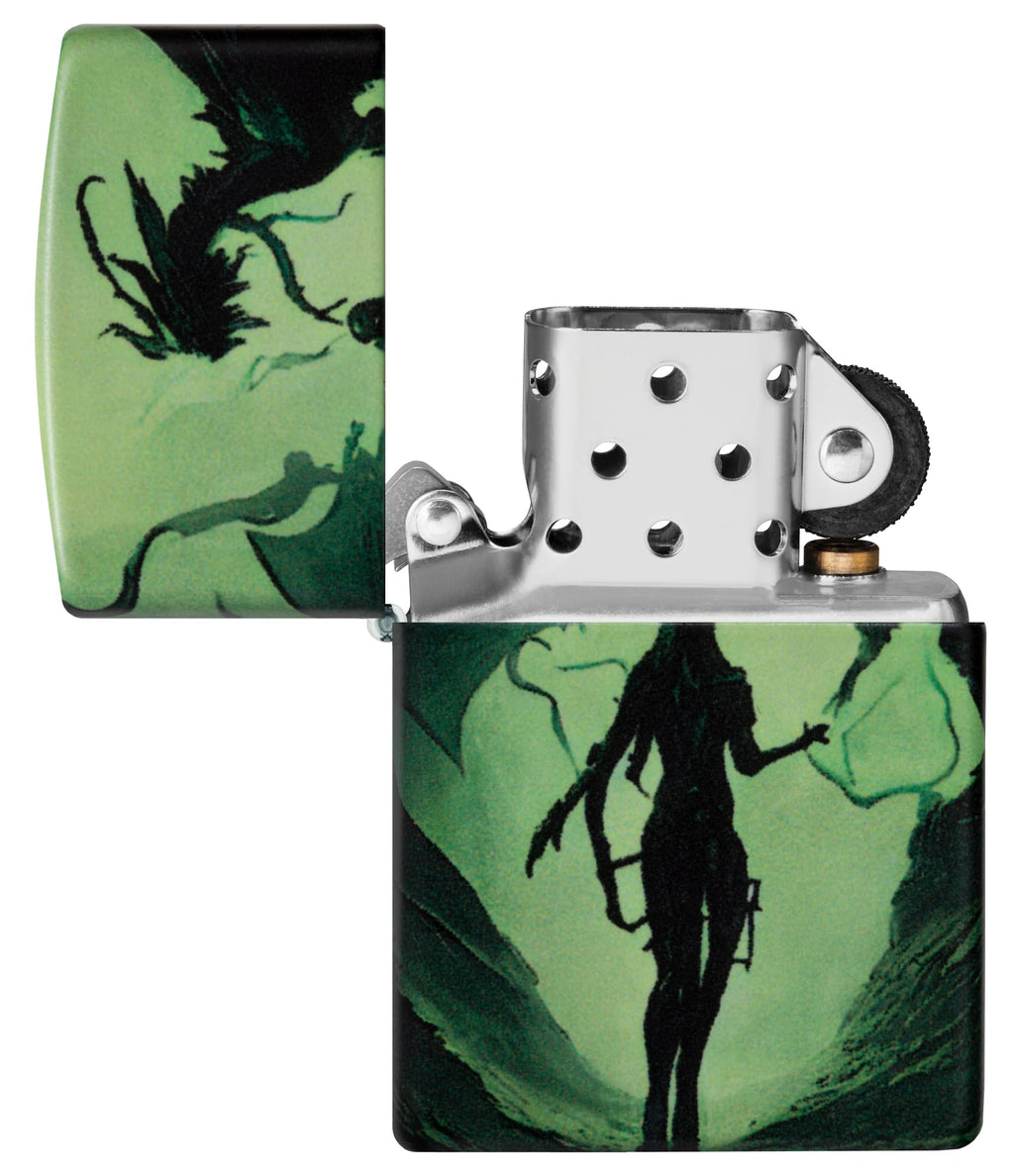 Zippo Dragon Fusion Design 540 Tumbled Brass Pocket Lighter
