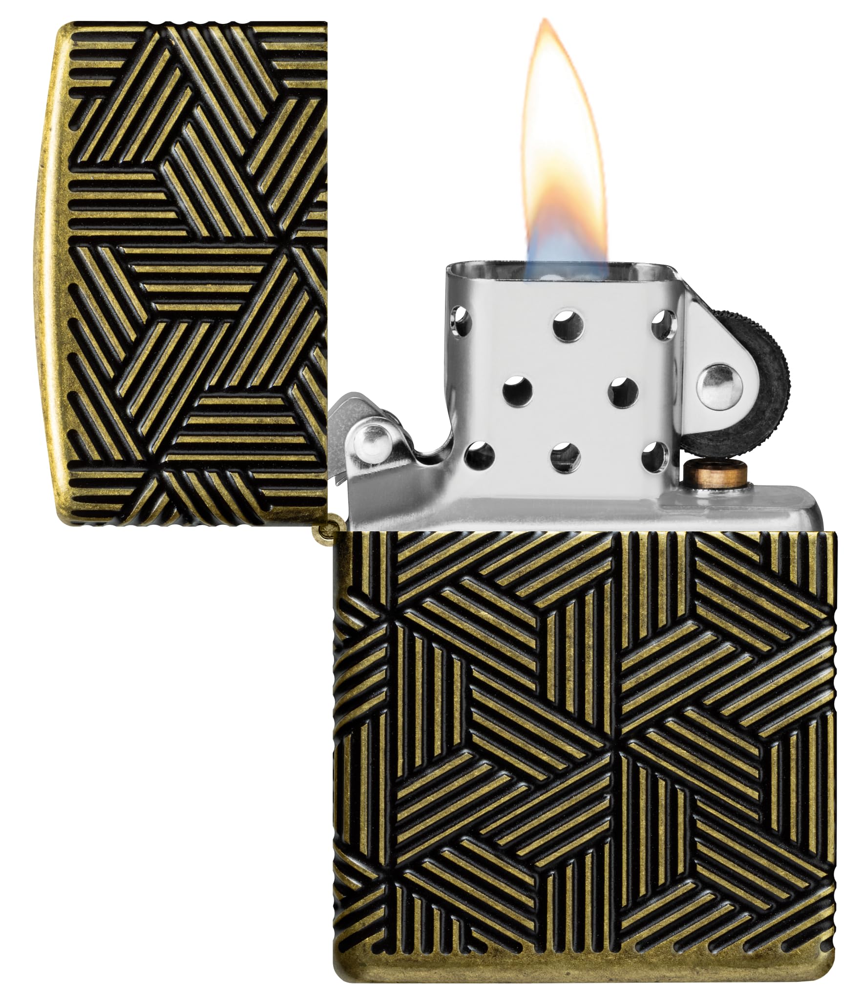 Zippo Lighter, Metal, Armor High Polish Chrome, Standard Size