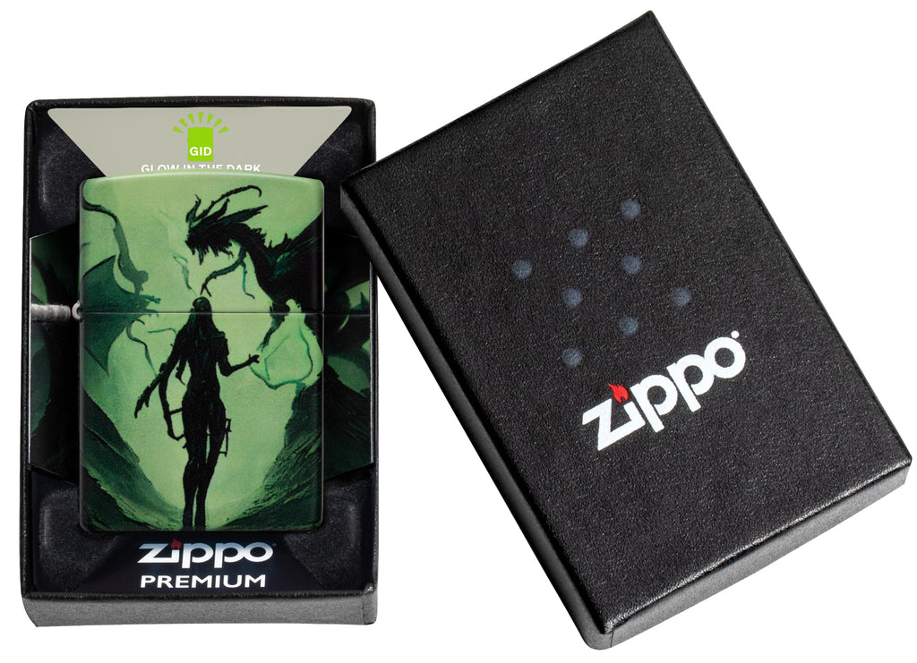 Zippo Dragon Fusion Design 540 Tumbled Brass Pocket Lighter