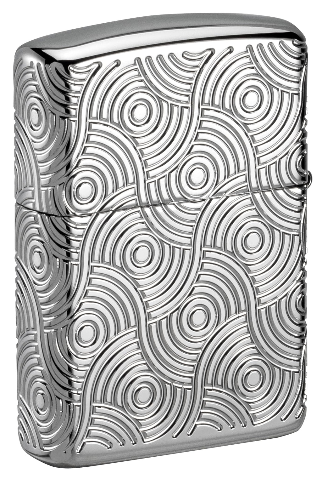 Zippo Lighter, Metal, Armor High Polish Chrome, Standard Size