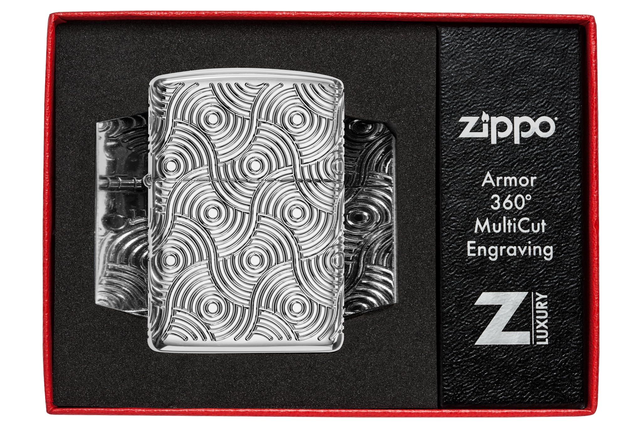 Zippo Lighter, Metal, Armor High Polish Chrome, Standard Size